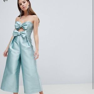 ASOS Structured Bow Jumpsuit